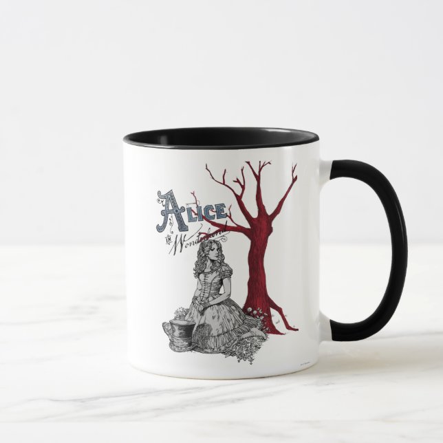 Mug Alice au pays des merveilles - Tim Burton (Droite)
