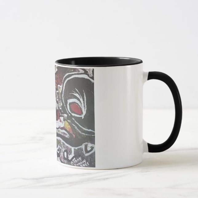 Mug Alien Abstrait (Droite)