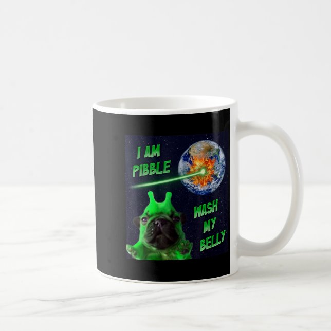 Mug Alien Bble Funny Brainrot Dog Meme Space I Am Bble (Droite)