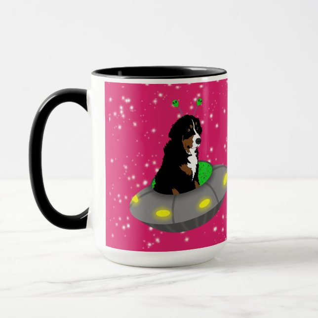Mug Alien Bernese Mountain Dog (Gauche)
