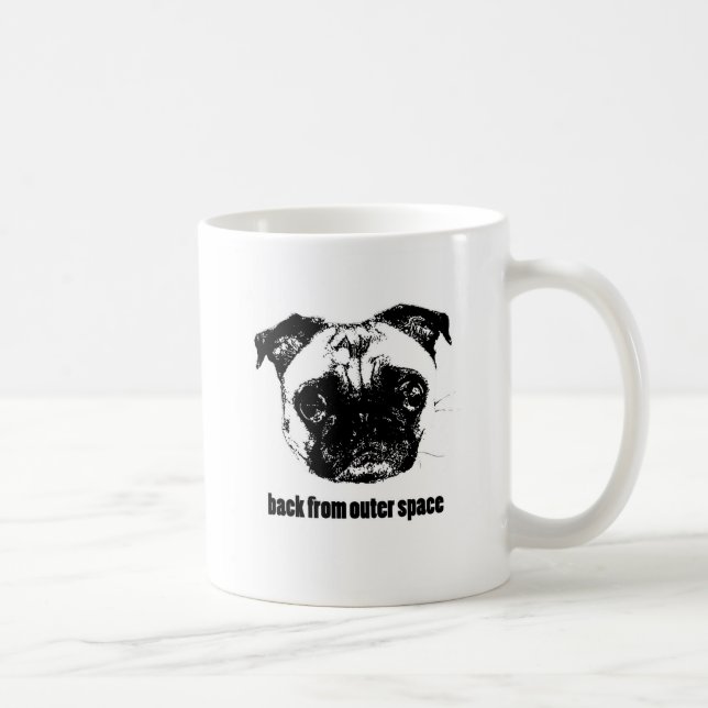 Mug alien de carlin - arrière de l'espace (Droite)