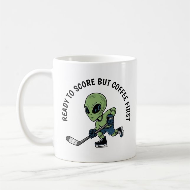 Mug Alien de hockey (Gauche)
