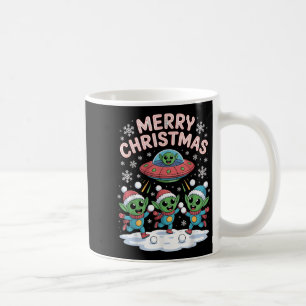 Mug Alien drôle Trio Joyeux Noël laid Santa Hat Gi