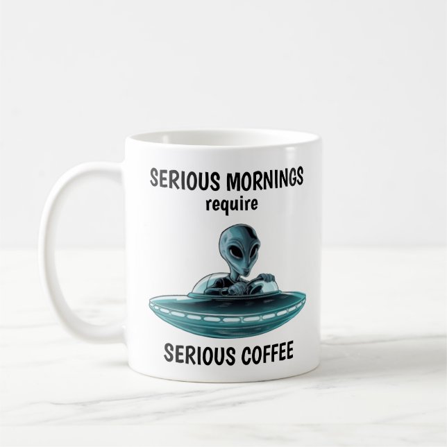 Mug Alien en OVNI (Gauche)