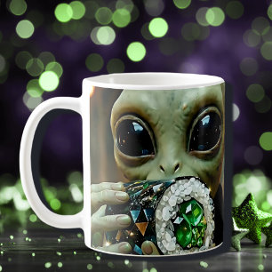 Mug Alien Extraterrestre et Nourriture Cristalline
