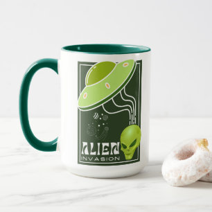 Mug Alien Invasion galaxie UFO