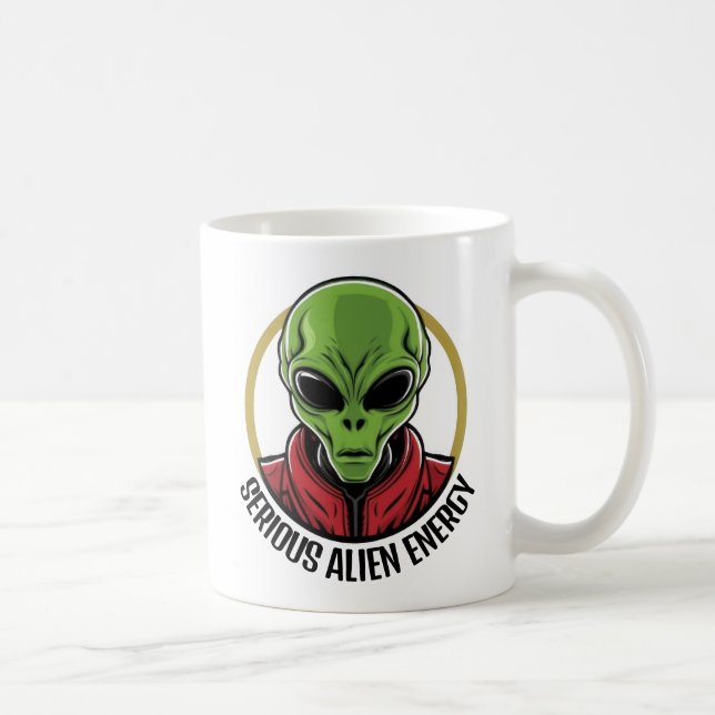 Mug Alien Vert (Droite)