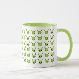 Mug Aliens verts mignons