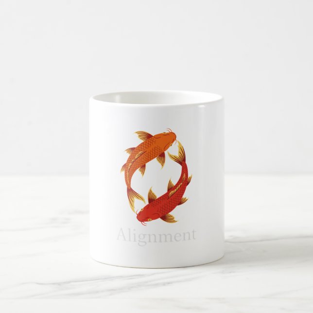 Mug Alignment – Koi Fish Symbol of Balance, Clarity (Centre)
