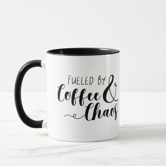 Mug Alimenté Par Café & Chaos (Gauche)