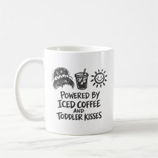 Mug Alimenté par café glacé et baisers de tout-petit