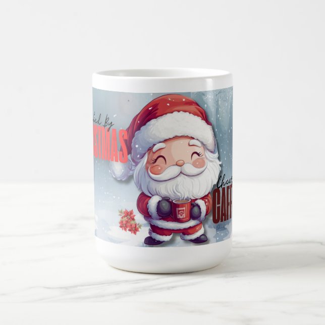 Mug Alimenté par Christmas Cheer et Caffeine (Centre)