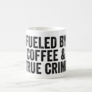 Mug Alimenté Par Le Café Et La Véritable Criminalit