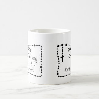 Mug Alimenté par le café et le catholicisme