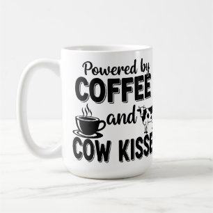 Mug Alimenté par le café et les baisers de vache