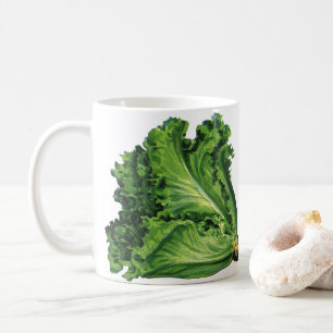 Mug Aliments Anciens, Légumes de laitue à feuilles ver