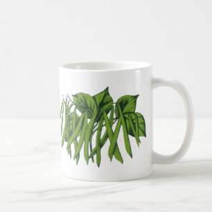 Mug Aliments Vintages, haricots verts biologiques Légu