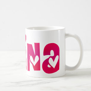 Mug Alina dans les coeurs
