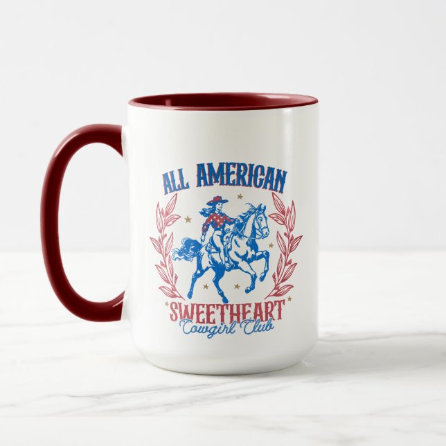 Mug All American Sweetheart Cowgirl Club (Gauche)