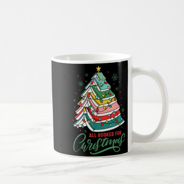 Mug All Booked For Christmas Book Xmas Tree Lights Rea (Droite)