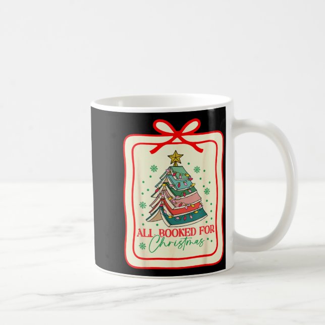 Mug All Booked For Christmas Coquette Bow Tree Lights  (Droite)