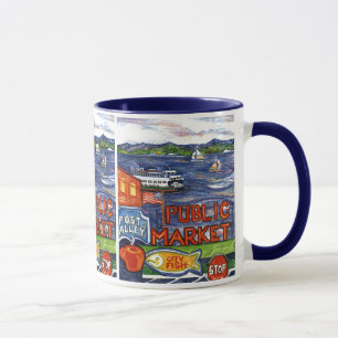 Mug Allée de courrier avec le ferry