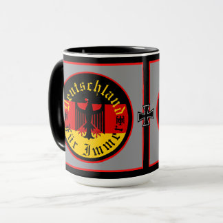 Mug Allemagne/Deutschland Forever/aigle noir/croix de 