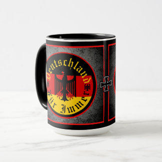 Mug Allemagne/Deutschland Pour toujours/aigle noir/cro