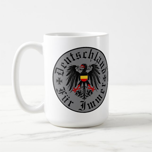 Mug Allemand/Deutschland Forever/Aigle/Croix de fer (Gauche)