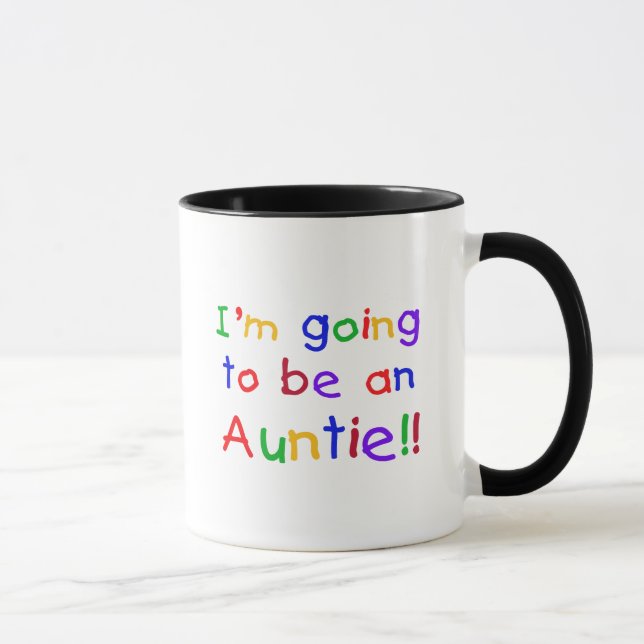 Mug Aller être une tante couleurs primaires (Droite)