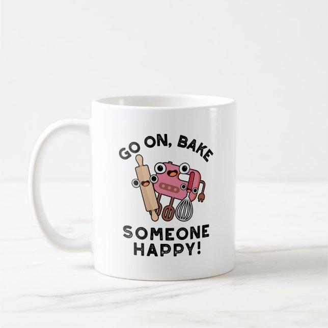 Mug Aller Sur Cuire Quelqu'Un Joyeux Boulanger Outils  (Gauche)