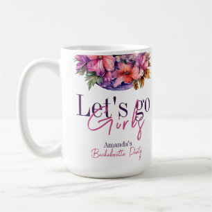 Mug Allez les filles rose Dernière disco Bachelorette 