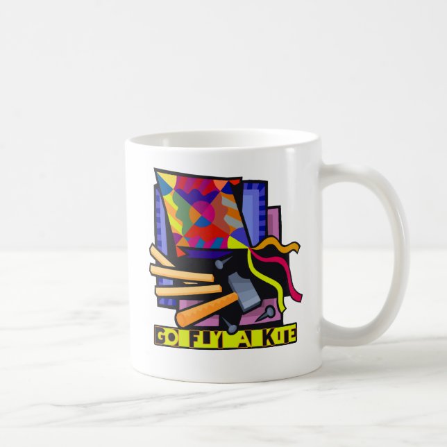 Mug Allez voler un cerf-volant 5 (Droite)