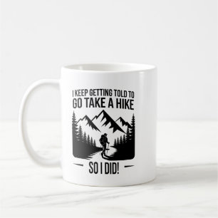 Mug Allez vous promener – Citation drôle de randonnée