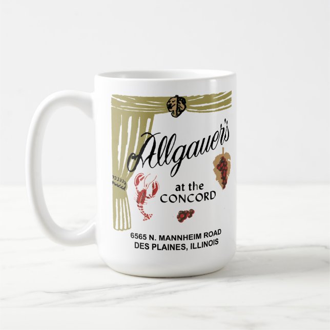 Mug Allgauer's à la Concord, Des Plaines, IL (Gauche)