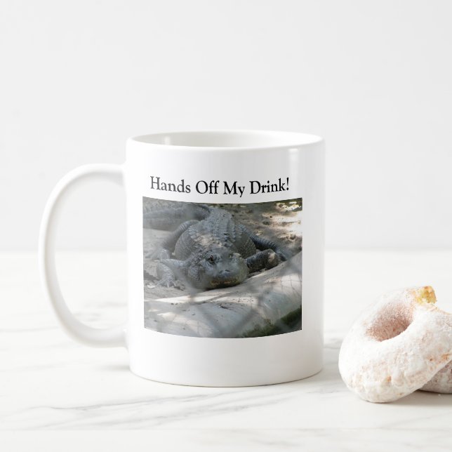 Mug Alligator drôle (Avec donut)