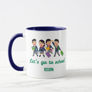 Mug Allons à l’école, courez ! Drôle de retour à l'éco