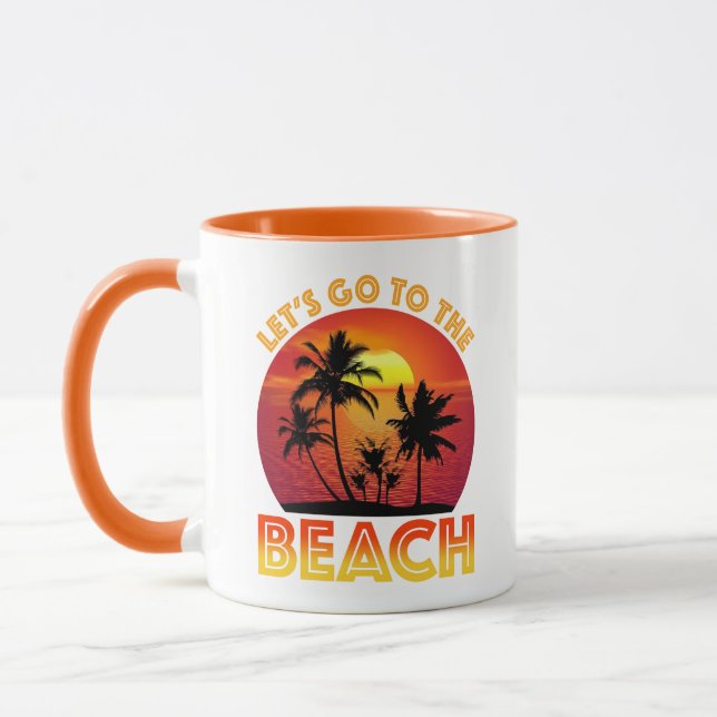 Mug Allons à la plage (Gauche)