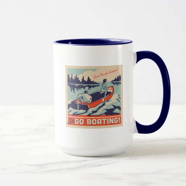 Mug Allons en bateau (Droite)