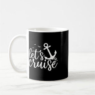 Mug Allons en Croisière Hommes Femmes Enfants Vacances