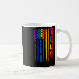 Mug Ally Lgbt Lgbtq Rainbow Pride Drapeau Américain 4e