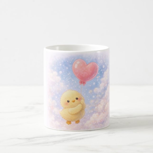 Mug Alma Chouette Mignonne avec Ballon en Forme de (Centre)