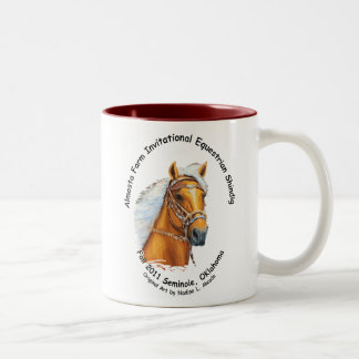 Mug, Almosta Farm Shindig and Trail Ride, Fall 201 Two-Tone Coffee Mug