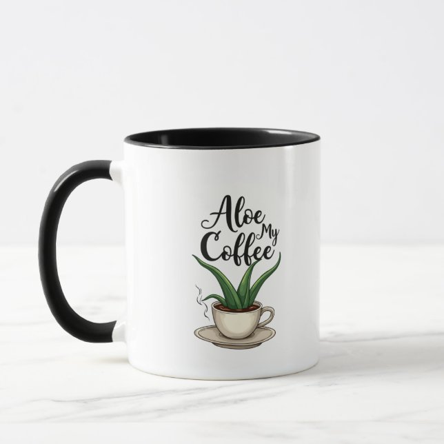 Mug aloe mon caffee (Gauche)