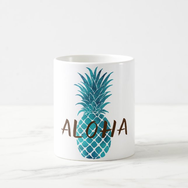 Mug Aloha Aigle bleu turquoise (Centre)