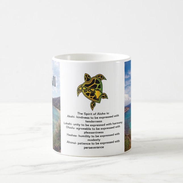 Mug Aloha de la baie Hawaii Hanauma (Centre)