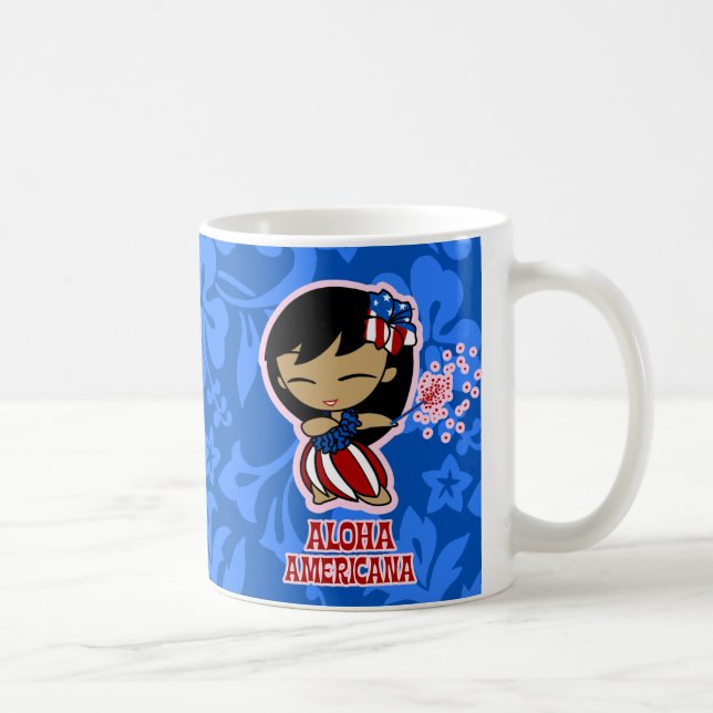 Mug Aloha Honeys Firecracker Hula Girl (Droite)