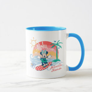 Mug Aloha Minnie Mouse Surf Tropical
