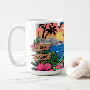 Mug Aloha Sunny Cat Vagues