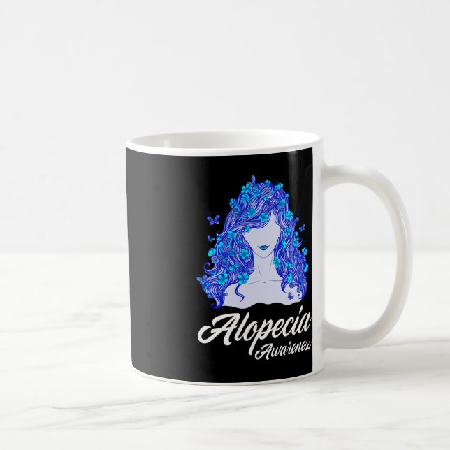 Mug Alopecia Guerrier Perte de cheveux Guerrier Alopec (Droite)